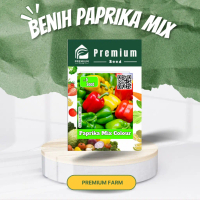 Benih PAPRIKA MIX COLOUR PREMIUM SEED Warna Buah Campur  Dan Lebih Besar Cocok Dataran Rendah