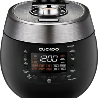 CUCKOO 6 Cup (Uncooked) 12 Cup (Cooked) Rice Cooker with Dual Pressure Modes, LED Display Panel, Durable Non-Stick Inner Pot