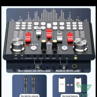 TNW Sound Card V18 Bluetooth Live Mixer Live streaming Karaoke V18 ORI