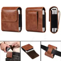 For Motorola Moto Razr 2022 Leather Phone Pouch Case For Moto Razr 5G Holster Belt Clip Flip Waist Bag For Moto Razr gen3 2 Capa
