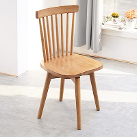 源氏木語柏林橡木原木色旋轉溫莎椅餐椅 Y28S01 (H014362514)
