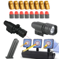 2024 New Gun Extra Accessories Bullet Case / Darts / Target for M1911 / Glock Toy Pistol Soft Bullets Airsoft Shell Throwing