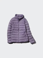 UNIQLO Jaket winter PUFFTECH Jacket wanita kerah tegak PURPLE L