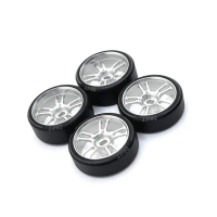 27Mm Drift tayar tayar logam roda Rim untuk Wltoys 284131 K969 K979 K989 P929 Kyosho -Z 1/28 RC kere