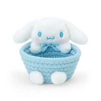 【震撼精品百貨】大耳狗_Cinnamoroll~日本Sanrio三麗鷗 大耳狗玩偶造型收納籃S*88631
