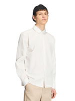 เสื้อเชิ้ตผู้ชาย 3 Stripes Button Up KR9727 สี White / Cloud White