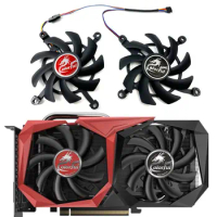 NEW 1SET 85MM 4PIN GPU Fan，For Colorful GTX 1660TI、1660 Super、1660、1650、Colorful RTX 2070、2060 Super、2060 Video card cooling fan