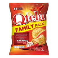 QTELA KERIPIK SINGKONG RASA BALADO 175 GR