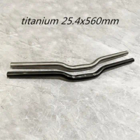 U.J handlebar 25.4x560mm titanium swallow handlebar for brompton birdy for dahon ultra light TI bar folding bike handlebar