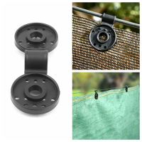 5Pcs Shade Cloth Clips Reusable Shade Cloth Plastic Clips Detachable Greenhouse Shade Cloth Fix Clam