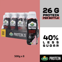 (Carton Deal) - Arla Protein Strawberry & Raspberry Flavoured Shake 8x500G