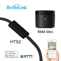 BroadLink RM4Mini IR Wifi Smart Controller Universal Remote Control Switch HTS2 Sensor Work Alexa Google Home Assistant Domotica