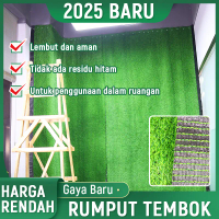 [2m x 10m] Rumput Dinding Tanaman Buatan Rumput Sintetis Dinding Daun Dollar Hiasan Taman Aquascape 