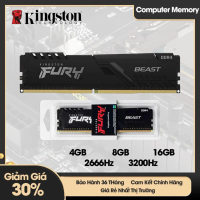 [Chính Hãng] - RAM PC 8GB/16GB DDR4 bus 2400/2666/3200Hz Kingston Fury Beast - Hàng mới chính hãng -