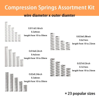 300 Pcs Compression Springs Assortment Kit 23 Different Sizes Small Springs Set