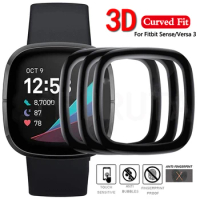 3D Watch Screen Protector For Fitbit Versa 3 2 Smart Wristband Protective Film Guard For Fitbit Sense