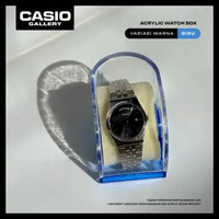 Box Gift Tempat Jam Tangan Custom Akrilik Mewah Biru