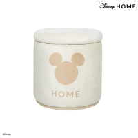 Disney Home สตูลเก็บของ รุ่น Classic Mickey 40 CM. สีครีม (40x40x43 ซม.)