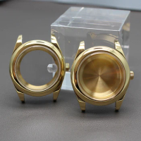Gold 36mm 40mm Watches Cases Parts For Oyster Air King Seiko nh34 nh35 nh36 nh38 Miyota 8215 Movement 28.5mm Dial Waterproof