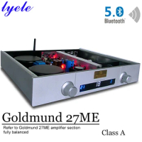 Lyele Audio Goldmund 27me Sound Preamplifier Hifi Amplifier Class A 8 Times Magnification Audio Preamplifier Bluetooth 5.0
