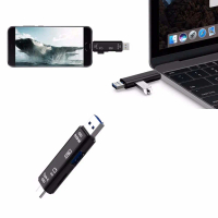 Permata Mall- Natrberg Card Reader USB 2.0 Micro Type C OTG MicroSD Card USB - D-188