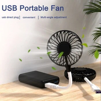 Small Fan Usb Fan Small In-line Silent Office Table Small Fan Usb Fan Office Fan Cooler Summer Travel Outdoors Portable Fan