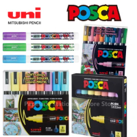 6 Pcs UNI Paint Markers PX-30 Industrial Pen Oily Permanent Water