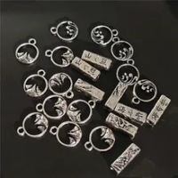 10 Buah Gelang Pasangan Sahabat Terbaik Jimat Liontin Kalung Perhiasan Laut Gunung Liontin Rantai Temuan 14*11MM 14*5MM