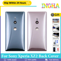 Original Back Battery Cover For Sony Xperia XZ2 Rear Door Housing Case For Sony Xperia XZ2 Battery Cover With Adhesive Replace