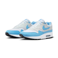 【NIKE 耐吉】Nike Air Max 1 White University Blue 北卡藍 FD9082-103(男鞋 休閒鞋)