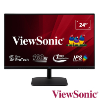 ViewSonic VA2432-H100 24型薄邊框 IPS護眼電腦螢幕