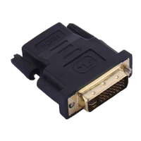 HDMI to DVI Converter DVI 24+5 Male to HDMI Female Adapter Gold Plated 1080P DC1A for HDTV LCD DVI-I Extender HDMI Cable Adapter