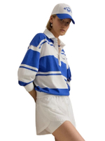 US Open เสื้อสเวตเตอร์ผู้หญิง รุ่น WMPOKNIN1J20052 สีฟ้า