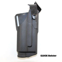 Military Belt Gun Holster For Glock 17 19/beretta M9/sig Sauer P226/colt 1911/hk Usp Airsoft Pistols Flashlight Mounted Holsters