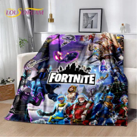 Games 3D F-Fortnite Cartoon Soft Flannel Blanket for Beds Bedroom Sofa Picnic,Throw Blanket for Cover Outdoor Leisure Nap Gifts