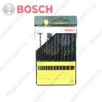 Bosch 13PCS Twist Drill Set 1.5-6.5mm Drill Bits Metal Drill Bit Sets Metal Drill Bit HSS-R, Set 13 PCS