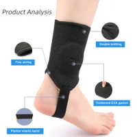 Ankle Brace Sports Supplies Breathable Soccer Ankle Guards High Elastic Support Braces for Sports Shockproof for Athletes