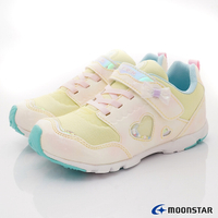 日本月星Moonstar機能童鞋甜心女孩競速系列11343黃(中小童)