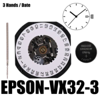 Epson VX32 Movement Japan Genuine VX Calendar Series VX32E Quartz Movement Size:10 1/2''' 3 Hands/Date display at 3:00