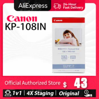 Canon KP-108IN 3 Color Ink Cassette and 108 Sheets 4 x 6 Paper Glossy for SELPHY CP1300 CP1200 CP910 CP900 CP760 CP770 CP780 CP8