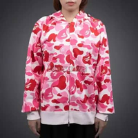 BAPE PINK CAMO SHARK FULL ZIP HOODIE XXL