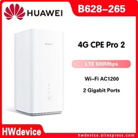Original Huawei 4G CPE Pro 2 WiFi Router Sim Card B628-265 LTE Cat12 Up To 600Mbps WIFI AC1200 Routers Unlock Europe Version