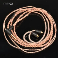 New 3.5mm Earphone Upgrade Cable QDC MMCX 0.78mm Pin for Shure KZ ZS10 ZSN Esx EDX Pro Zs10 High Purity Oxygen-Free Copper