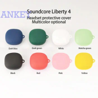 Suitable for Anker Soundcore Liberty 4 Silicone Case Shockproof with Hook