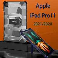 【探索者】Apple iPad Pro 11吋 2020 2代、Pro 11 2021 3代  防摔殼/氣囊保護殼/平板背蓋殼/可立式支架-ZW