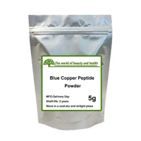 Cosmetic blue copper peptide powder tripeptide promotes collagen production