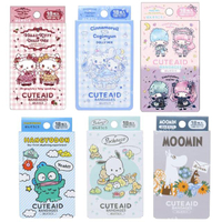 小禮堂 Sanrio 三麗鷗 盒裝OK繃18入組 人魚漢頓 Kitty 帕恰狗