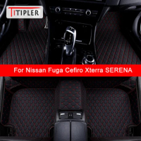 TITIPLER Custom Car Floor Mats For Nissan Fuga Cefiro Xterra SERENA Auto Accessories Foot Carpet