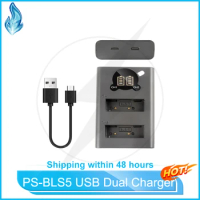 PS-BLS5 BLS-5 BLS50 BLS5 USB Battery Charger for Olympus Stylus 1, OMD MK3, OMD-EM10 III, OM-10, E-PL3, E-PL5,M10 Mark2