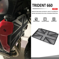 2021 For Trident 660 Trident 660 Back NEW Motorcycle Radiator Guard Protector Grille Cover